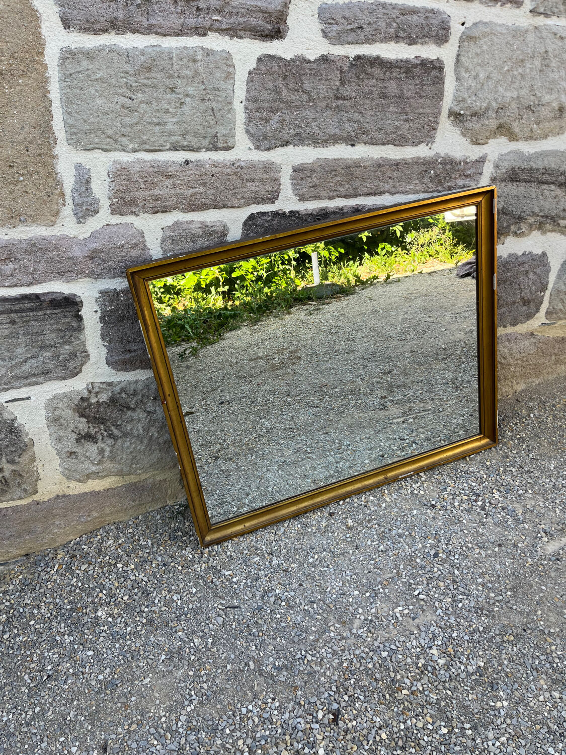 Golden mirror