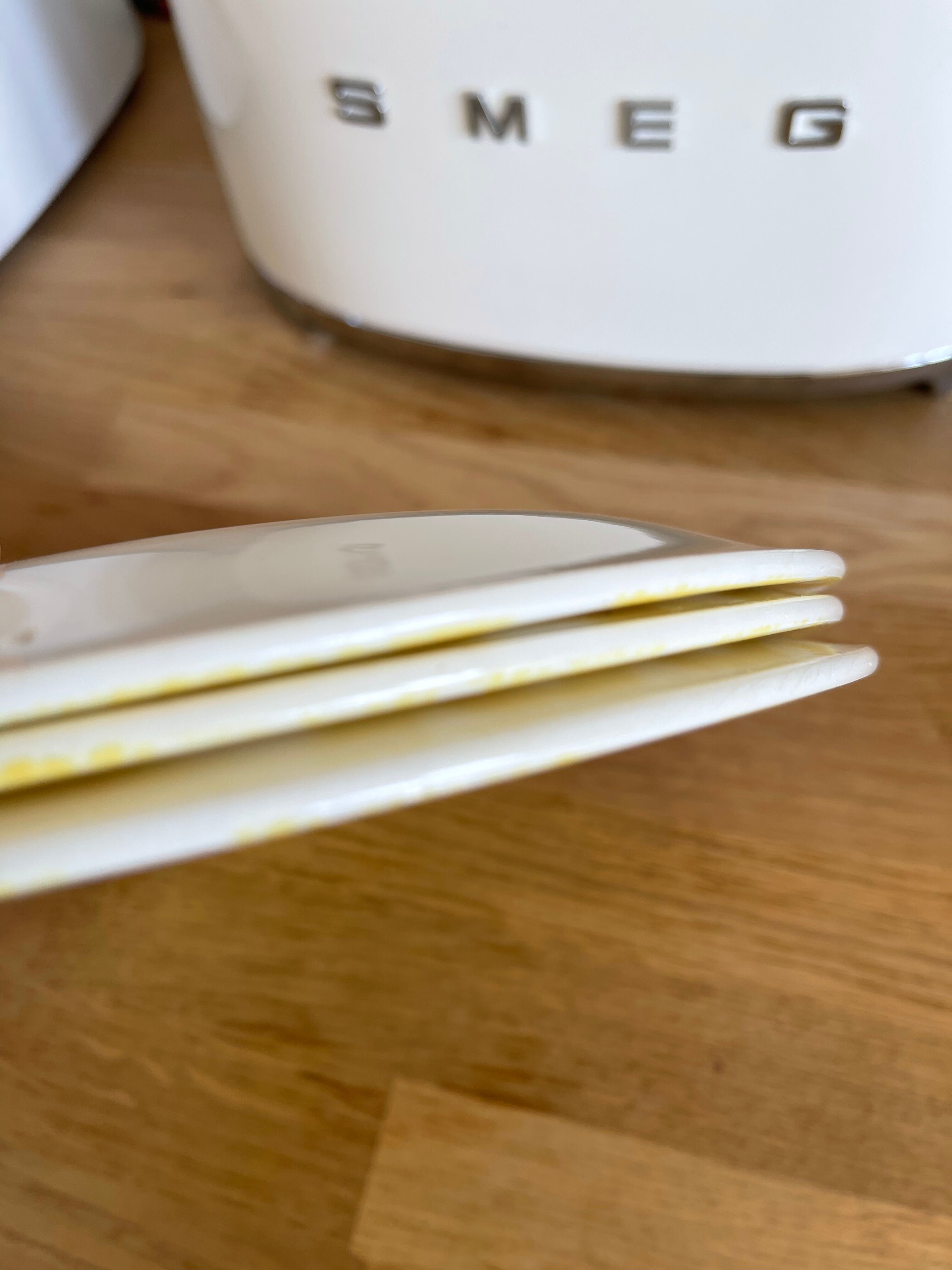 3 plates Salins France 1970