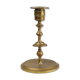 Antique Flemish Copper Disc Candlestick, 15th Century