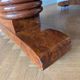 Art Deco table in walnut burl