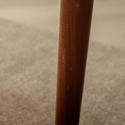 Table à manger extensible en teck moderne danois modèle 24 par Ansager Møbler années 1960.