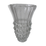 Vase années 50 en verre