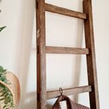 Country scale wearing right in old wood