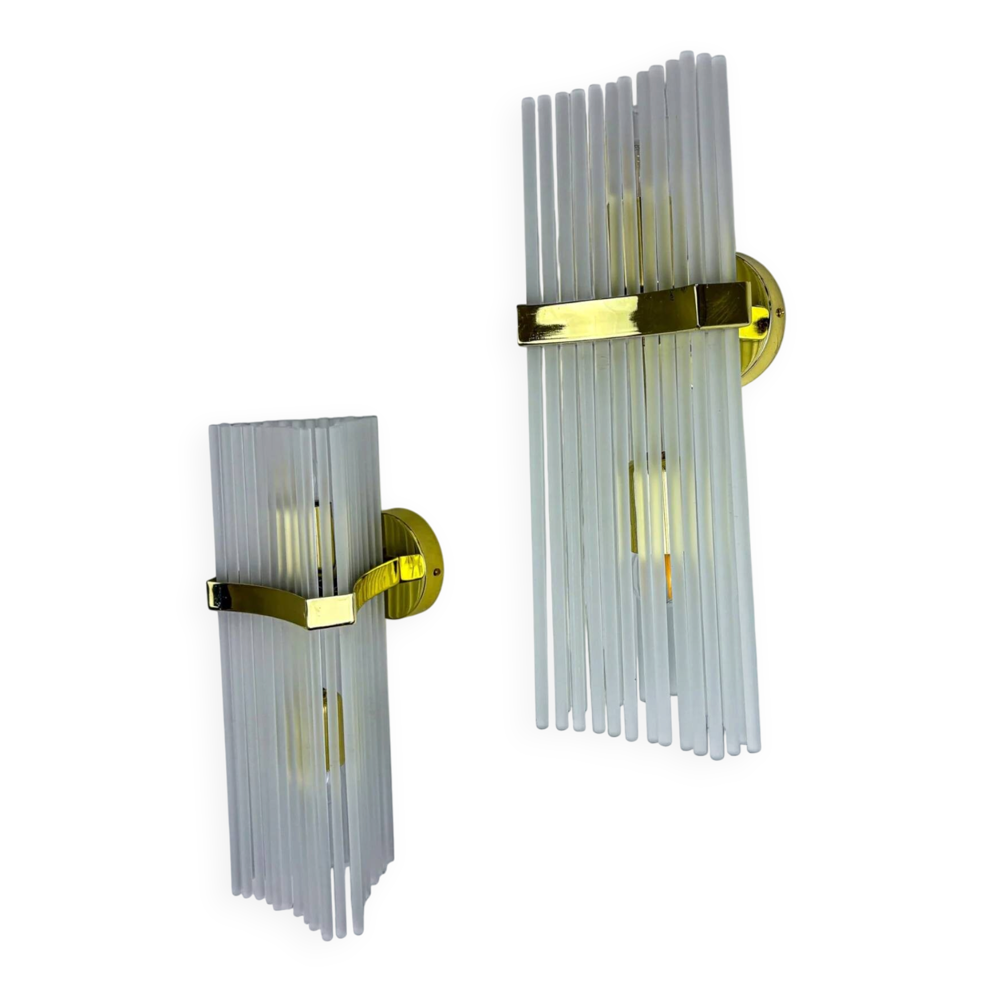 Pair of wall lights from Sciolari for Lightolier, circa 1970, Italy