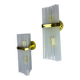 Pair of wall lights from Sciolari for Lightolier, circa 1970, Italy