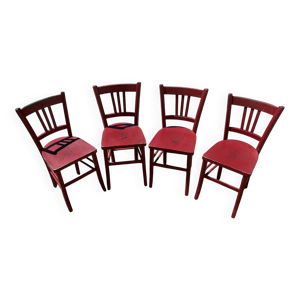 set 4 chaises bistrot