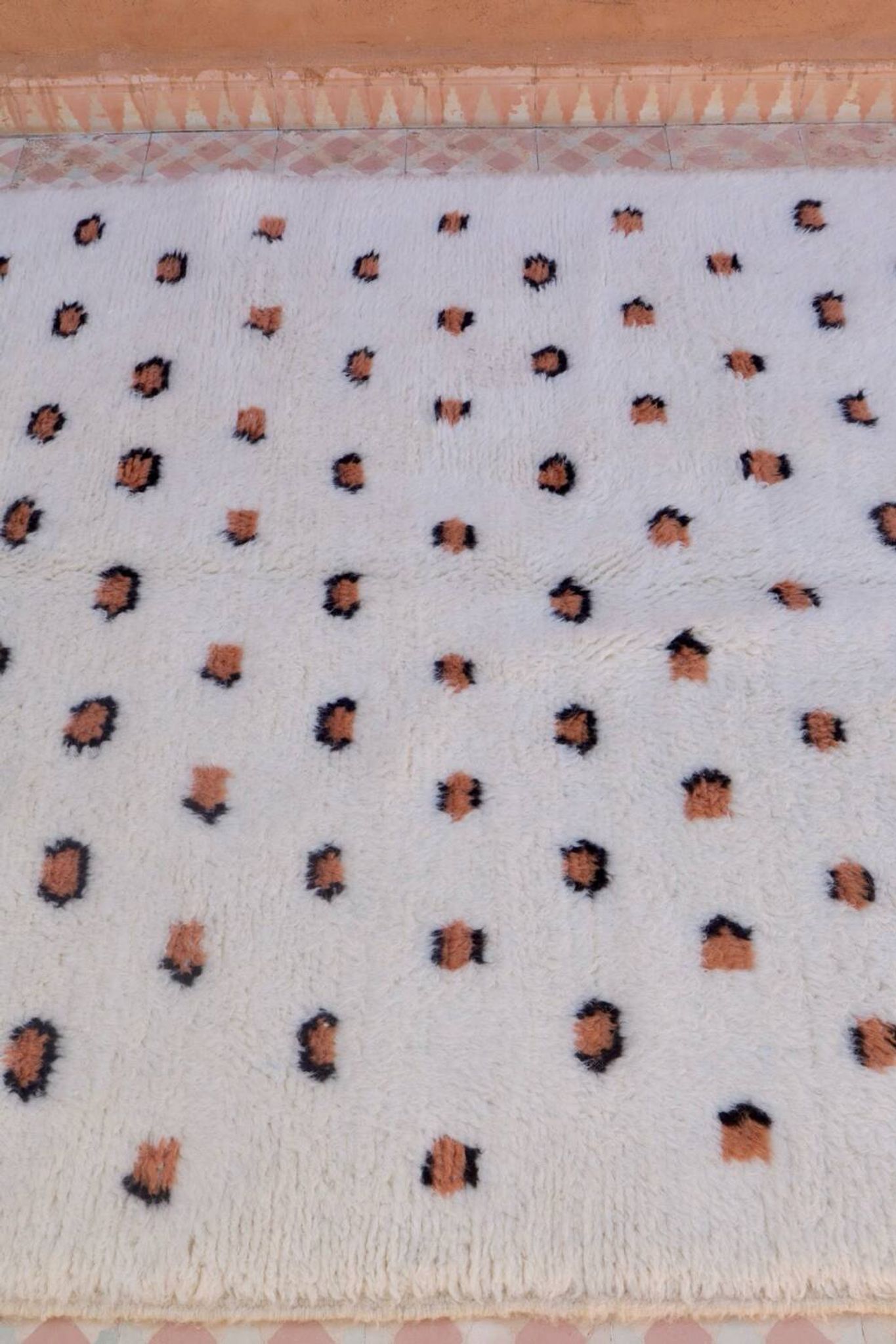 Tapis berbère léopard fait-main
