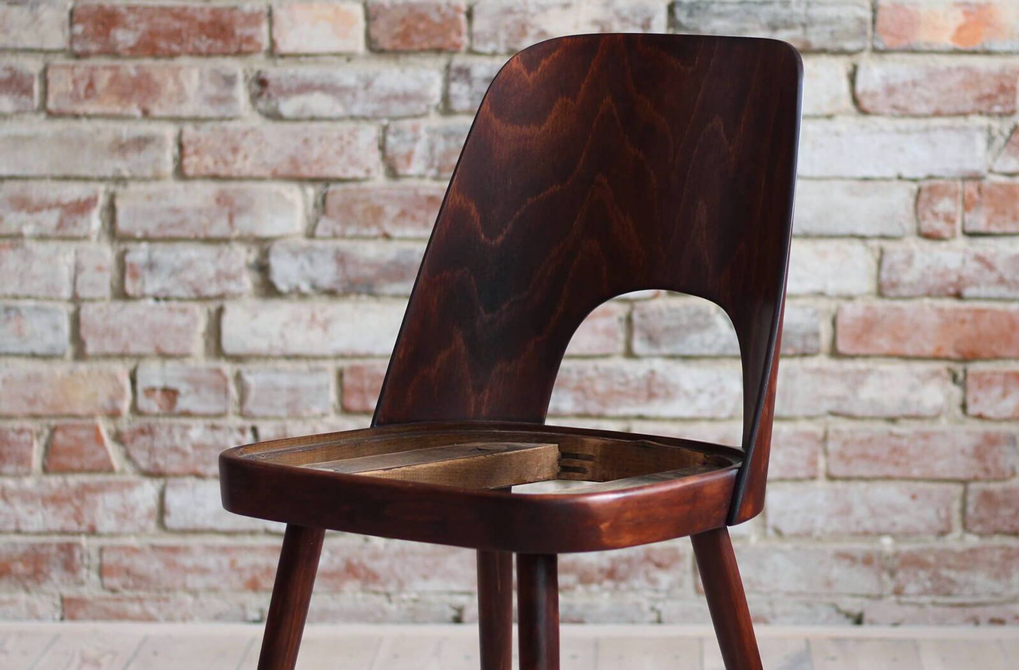 Set of 6 Dining Chairs by Oswald Haerdtl, Reupholstered in Kvadrat Fabric