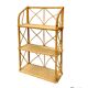 Vintage bamboo and rattan shelf