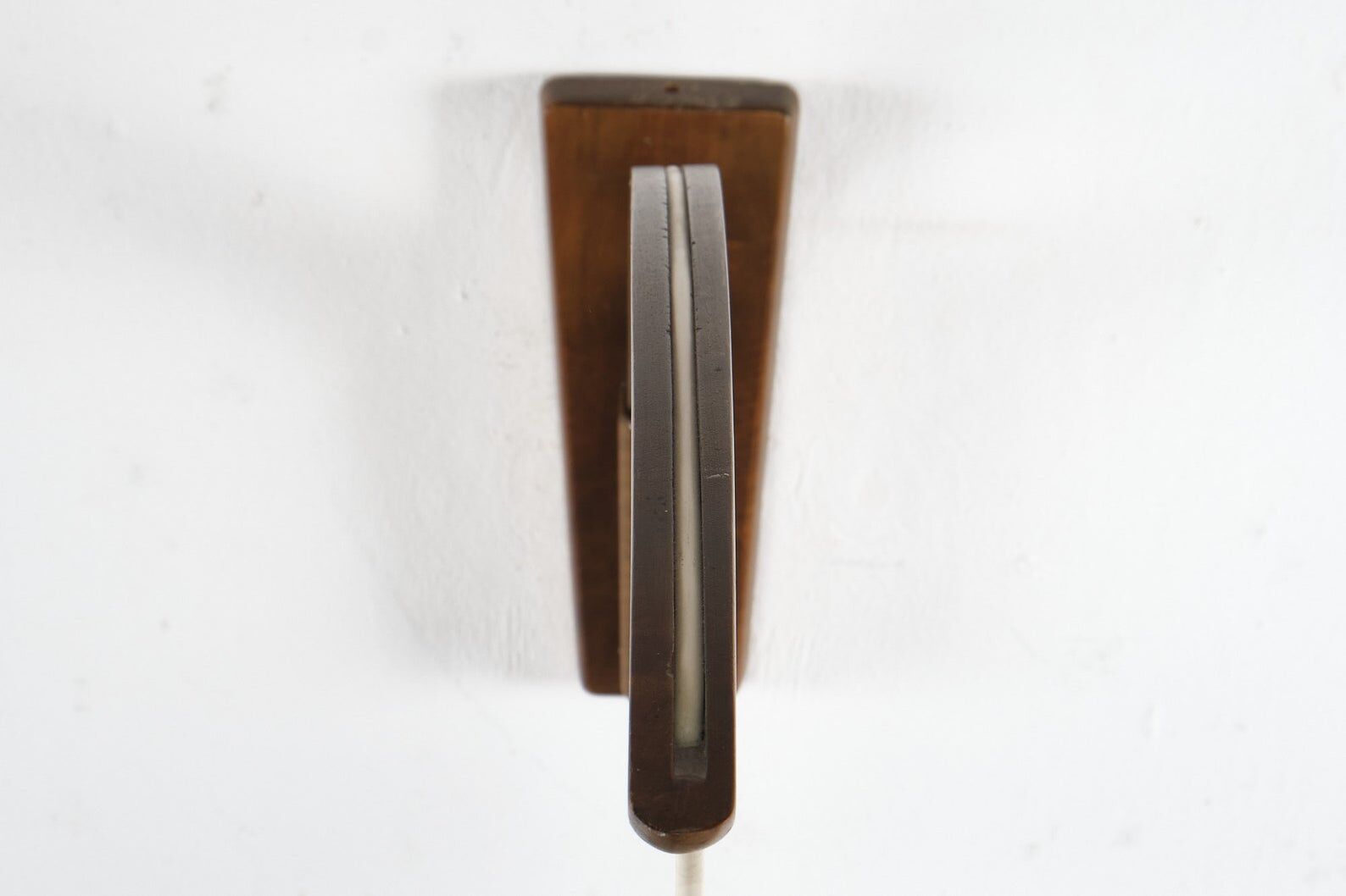 Vintage swivel applicator with Germany 1960s textile lampshade