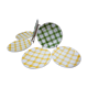 Lot 3 dessert plates Tablecloth