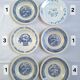 Vintage blue deep plates