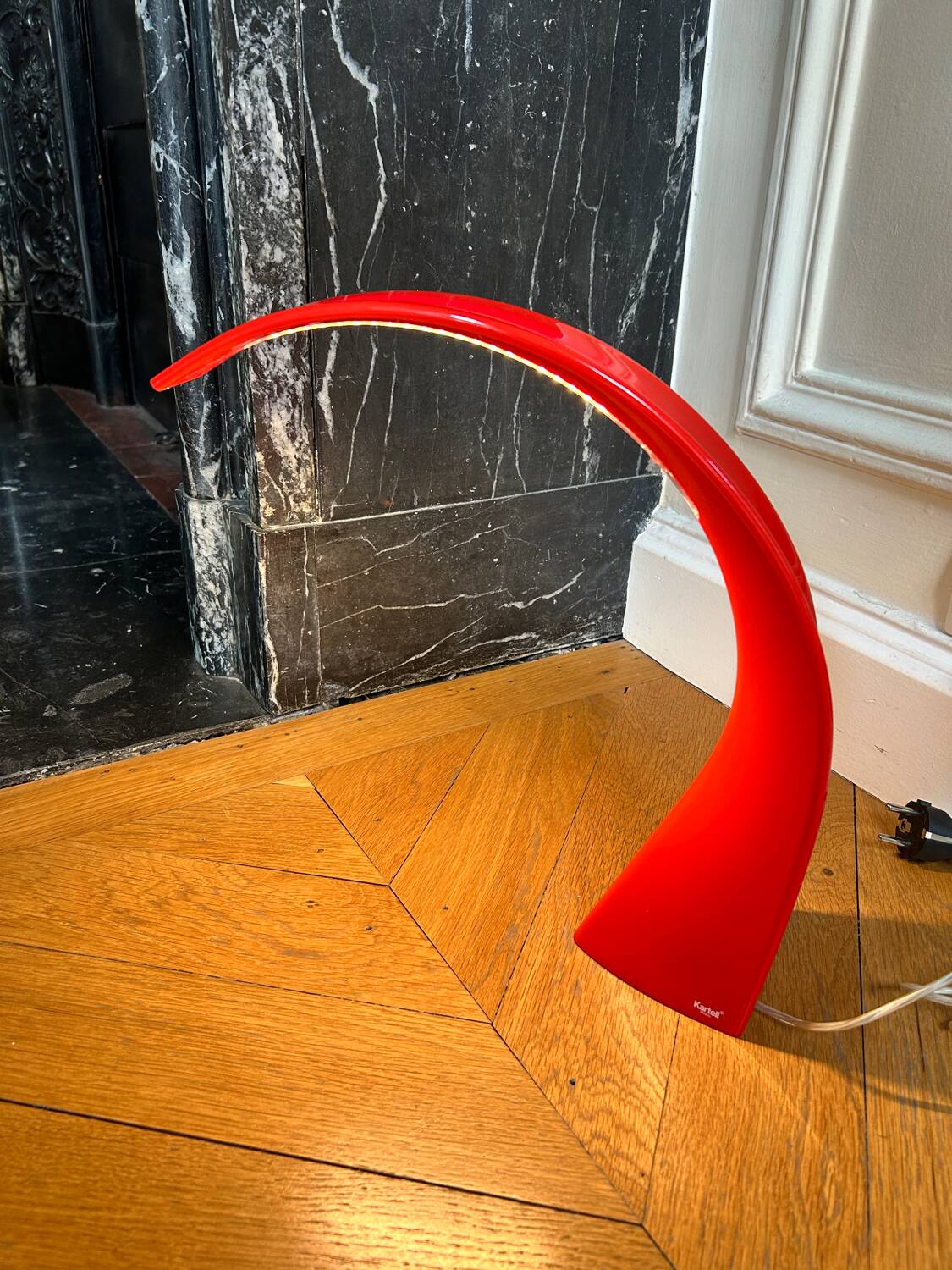 Kartell Table Lamp TAJ in red