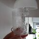 Baccarat crystal goblet model engraved with Baccarat initial "B" on frieze