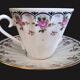 Tea cup with saucer in Russian porcelain Lomonosov, St Petersburg.