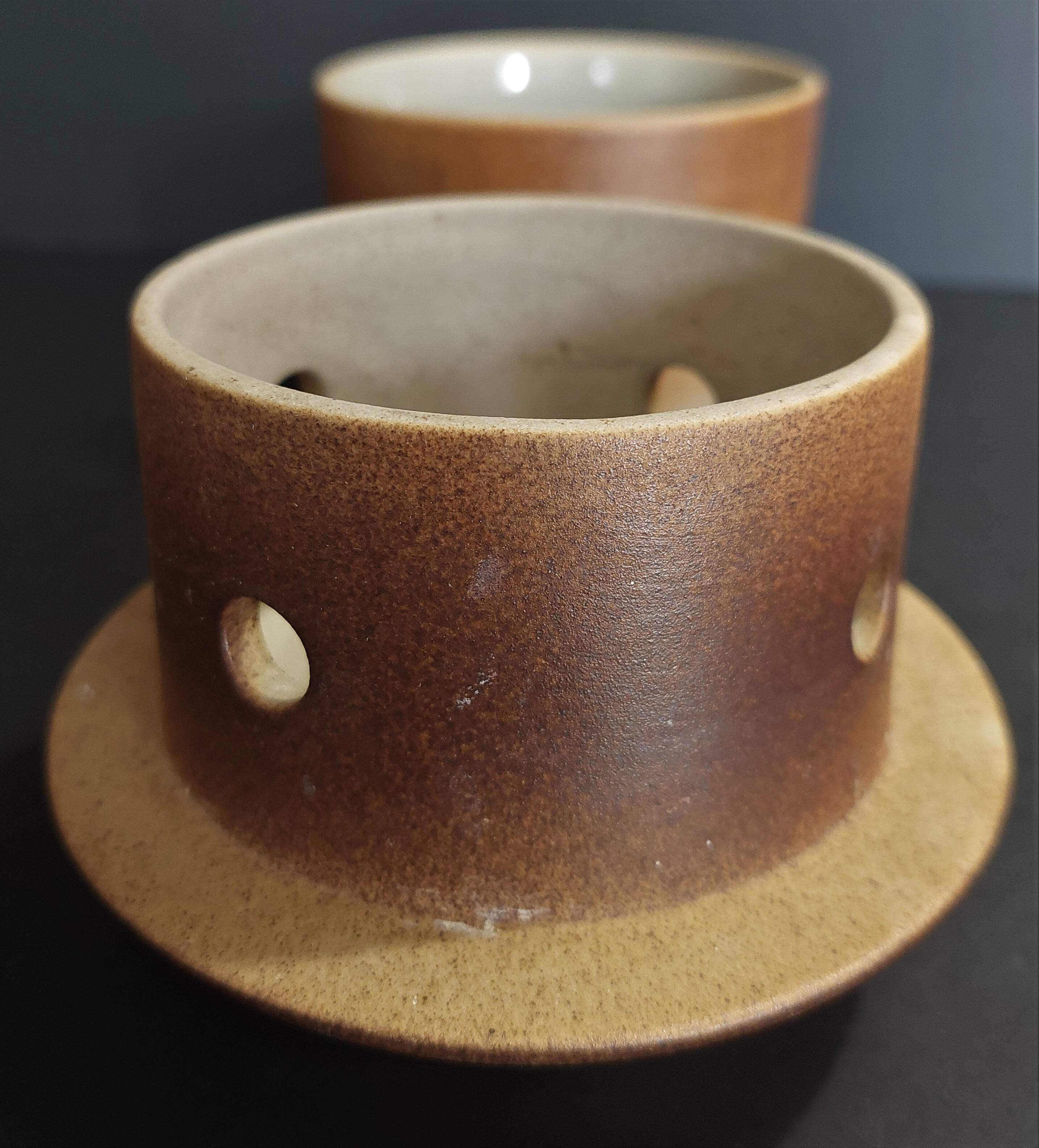 Vintage stoneware water dish