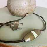 Vintage enamelled stoneware lamp base