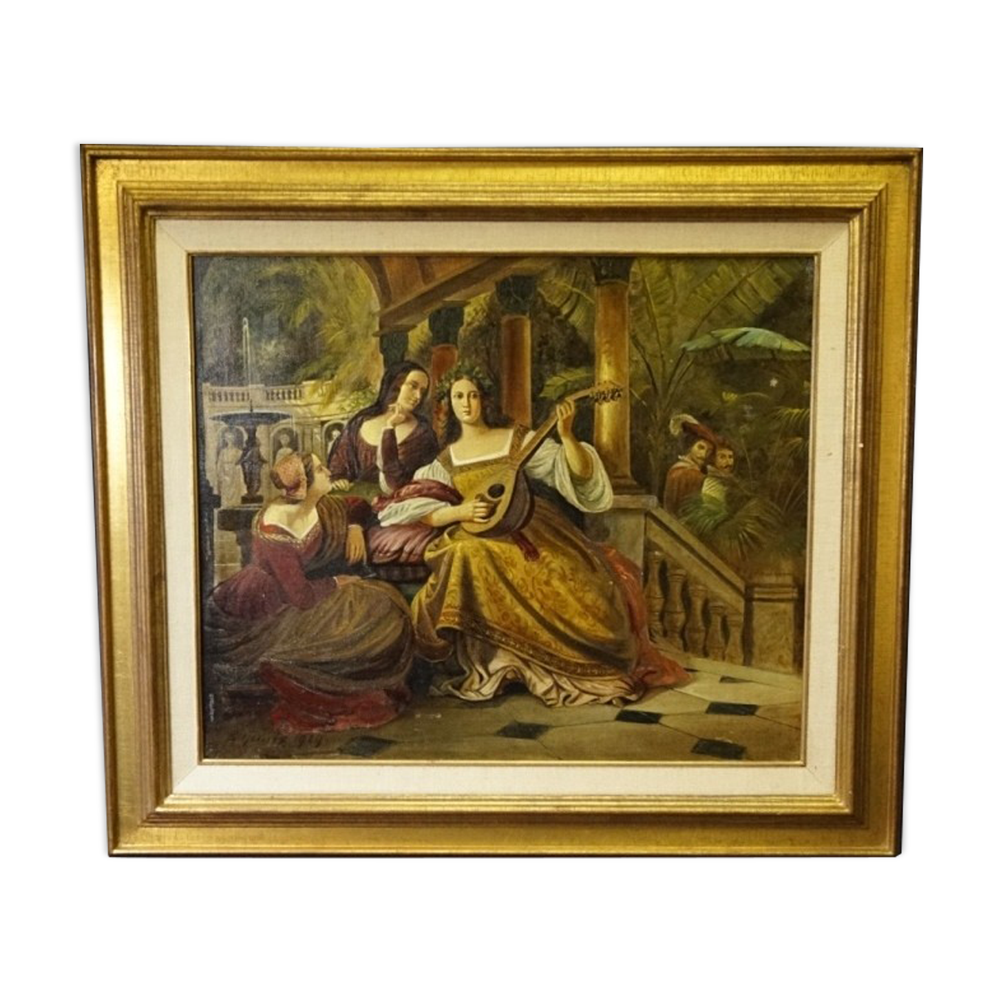 The painting "La Scène Galante" 1929 year.