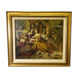 Le tableau "La Scène Galante" 1929 année.
