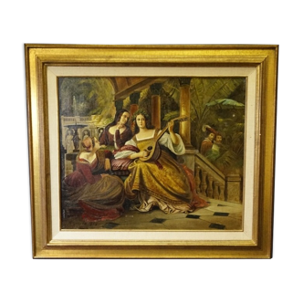 The painting "La Scène Galante" 1929 year.