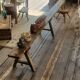 Oak bench 3m