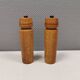 Vintage set of salt and pepper grinders, in oak Denmark 1960s