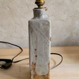 Table lamp in glazed stoneware