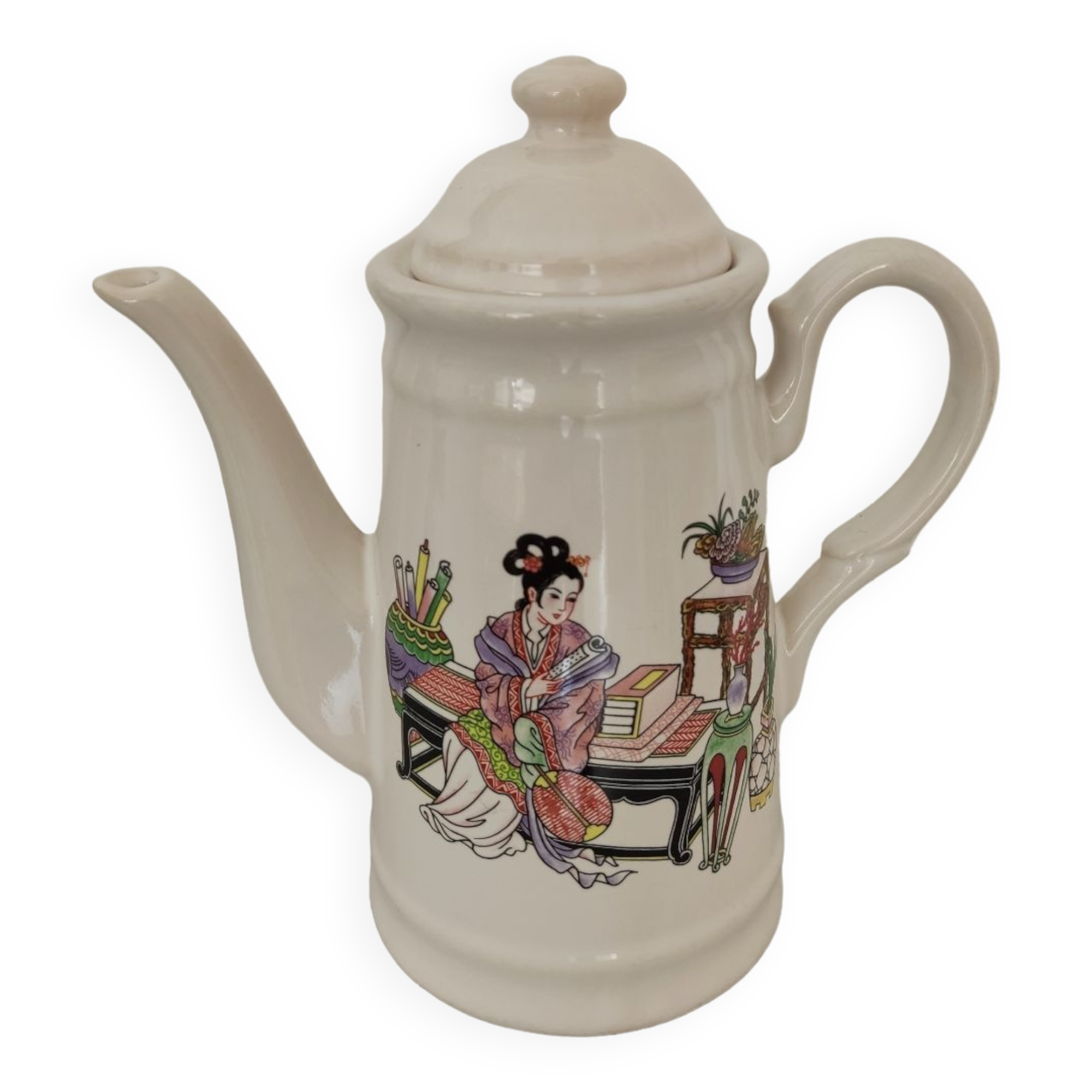 Japanese décor teapot