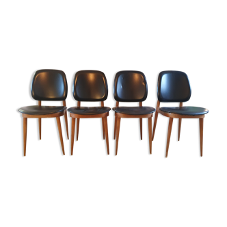 Set of 4 Baumann chairs Pegase