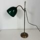 Vintage 1900 desk lamp in nickel-plated brass celadon - 52 cm