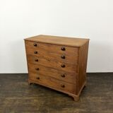 English bureau chest of drawers