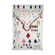 Colorful Berber carpet handmade 254 x 145 cm