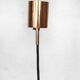 Suspension in copper gilded 8 lamps 1970 s