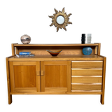 Elm 1970 brutalist sideboard