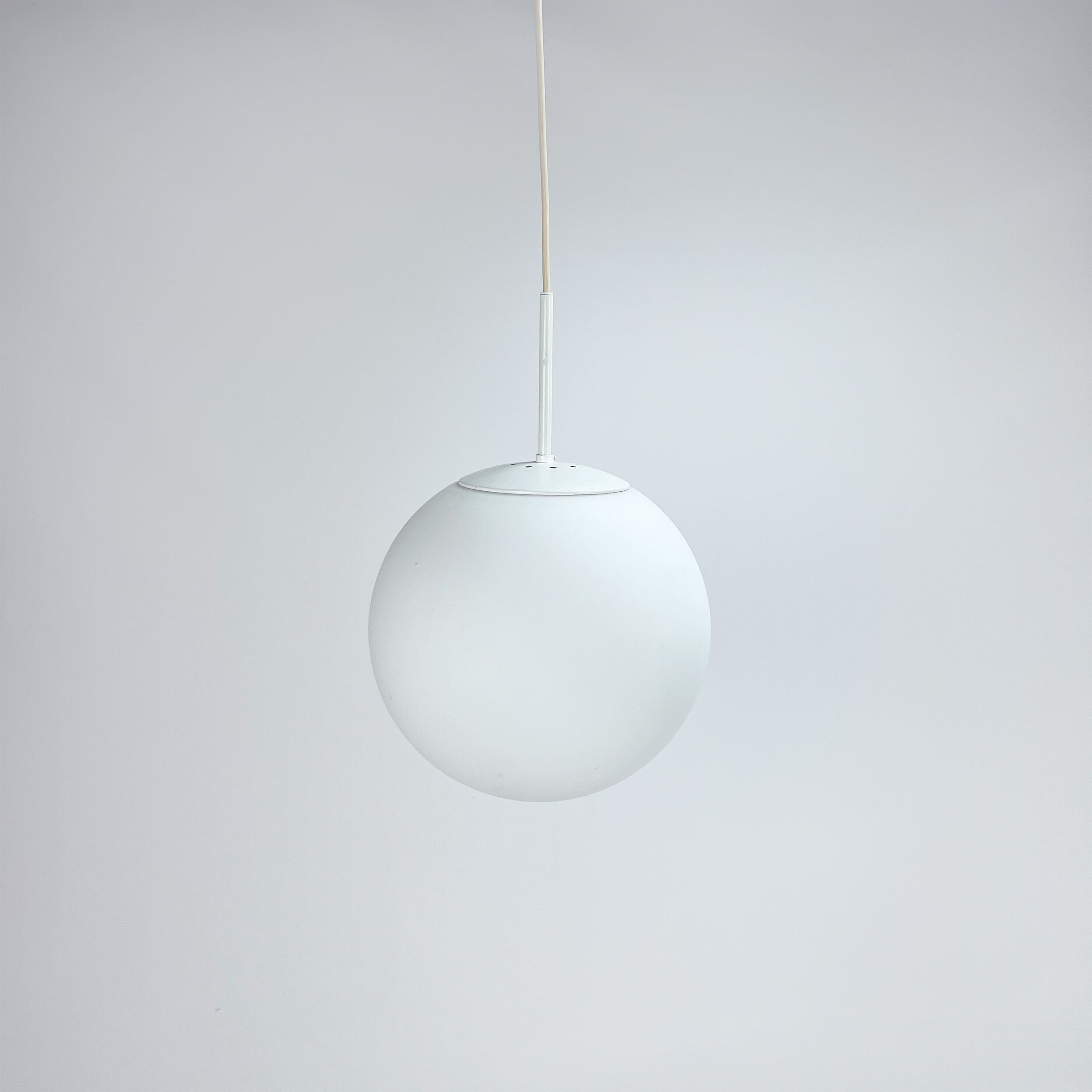 XXL Mid Century Hanging Bol Lamp by Glashutte Limburg, 1970s