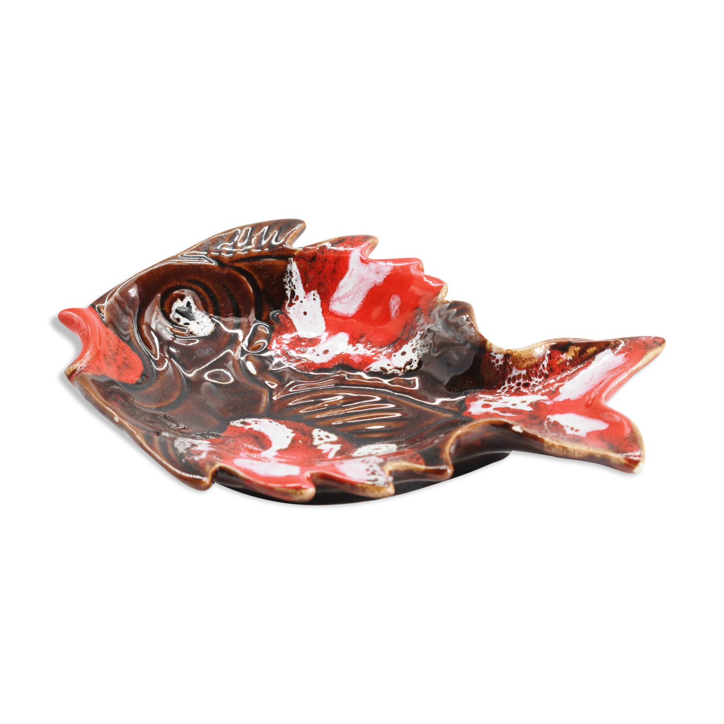 Fish dish ceramic vallauris