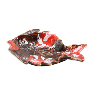 Fish dish ceramic vallauris