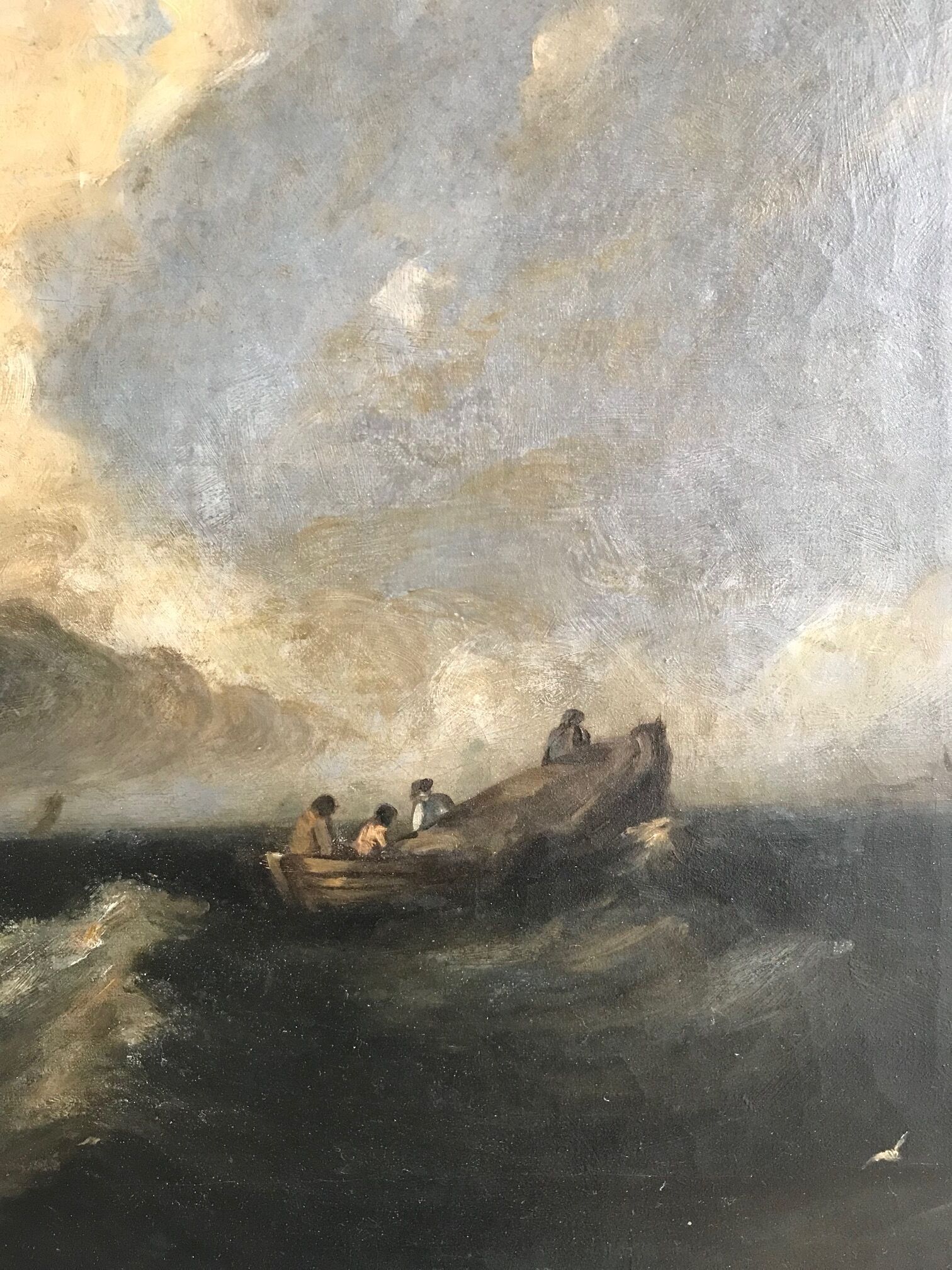 Marine - oil on canvas - English School XIX