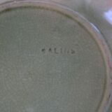 Plate Barbotine Salins Grape Vine Leaf