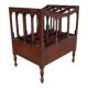 Mid 20th Century Walnut Magazine Rack, 1950s