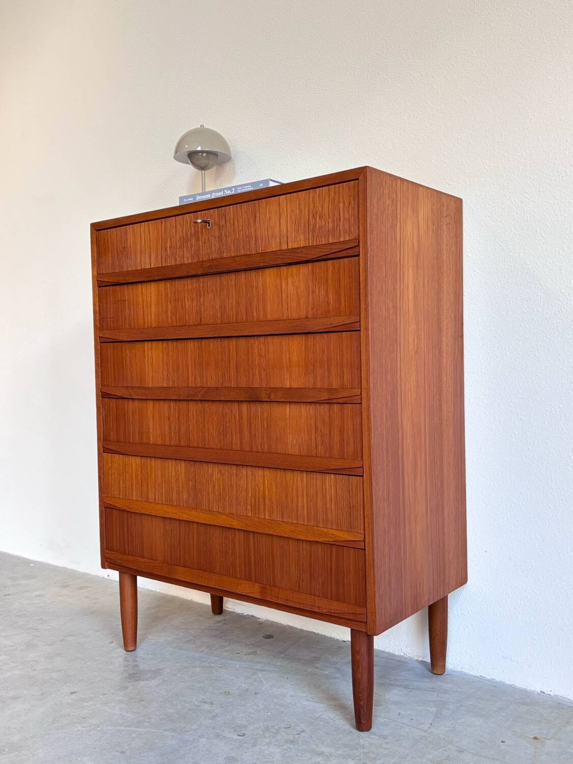 Vintage Danish chest of drawers teak