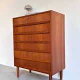 Vintage Danish chest of drawers teak