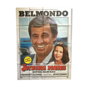 Cinema poster "Happy Easter" Jean-Paul Belmondo 120x160cm 1984