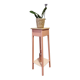 Sellette porte-plante bois et terracotta 2 niveaux
