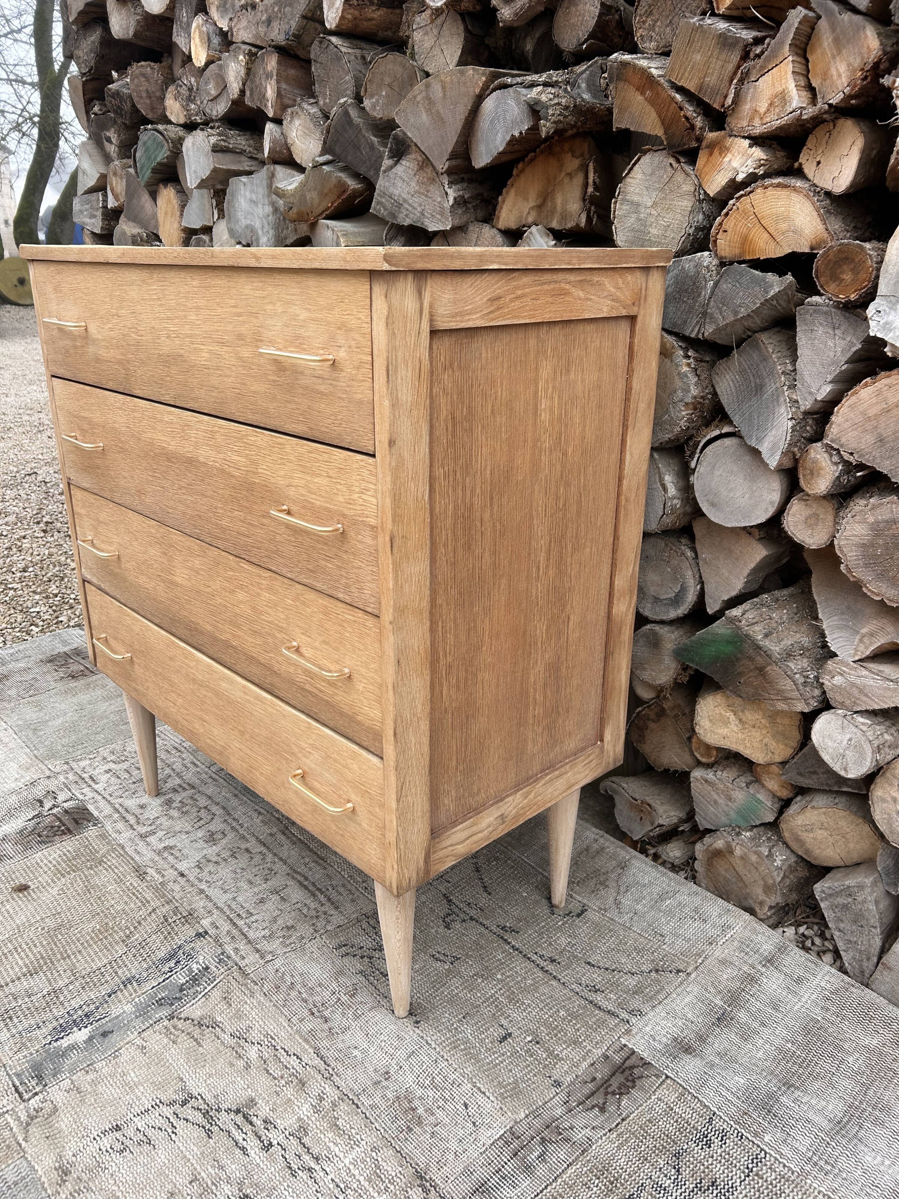 Renovated vintage antique chest of drawers