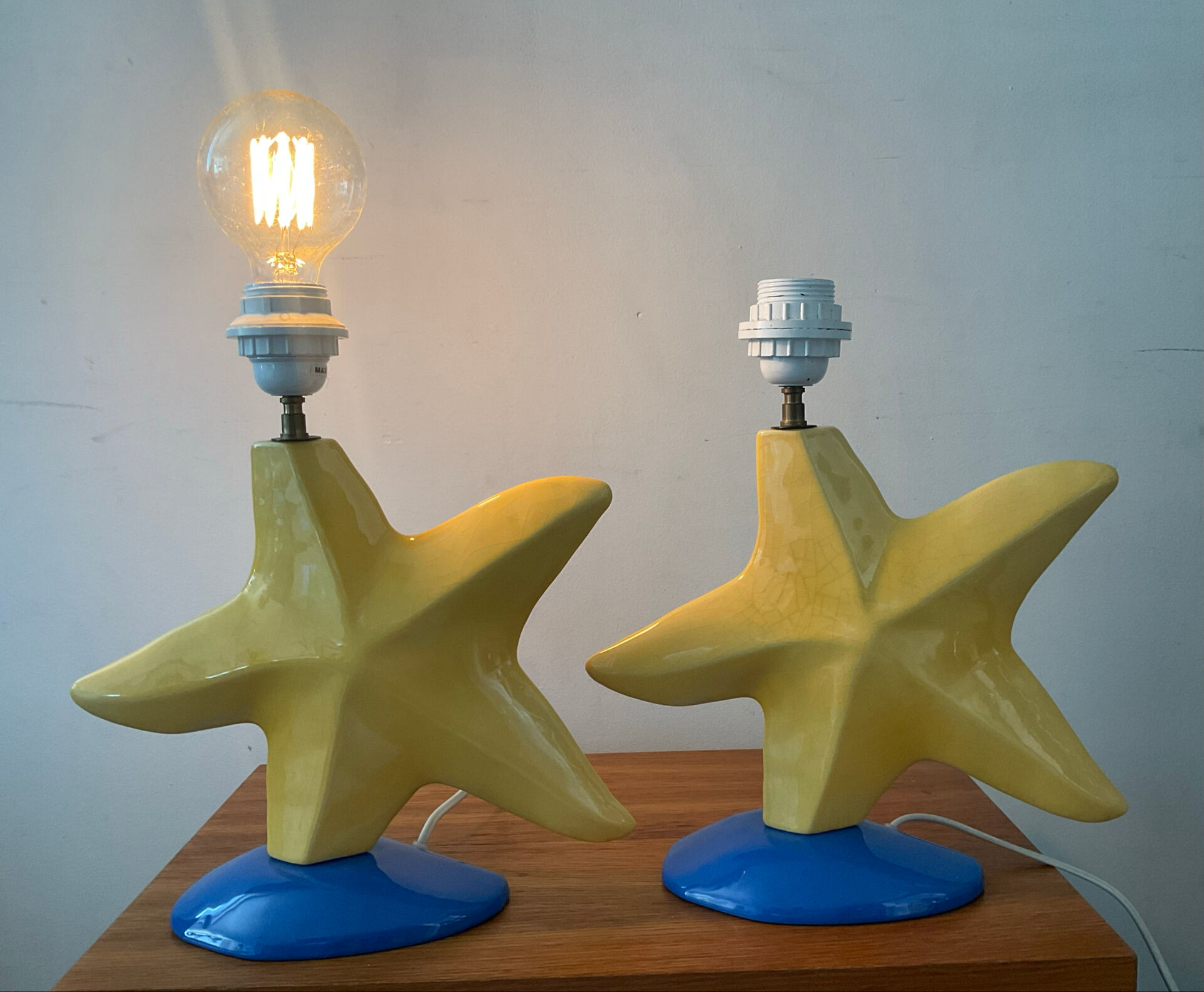 Paire de lampes PostModern par François Chatain