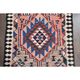 1970s Turkish Oushak Handmade Wool Cotton Orange Runner Rug 93x305