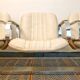 Suspended bench 3 armchairs