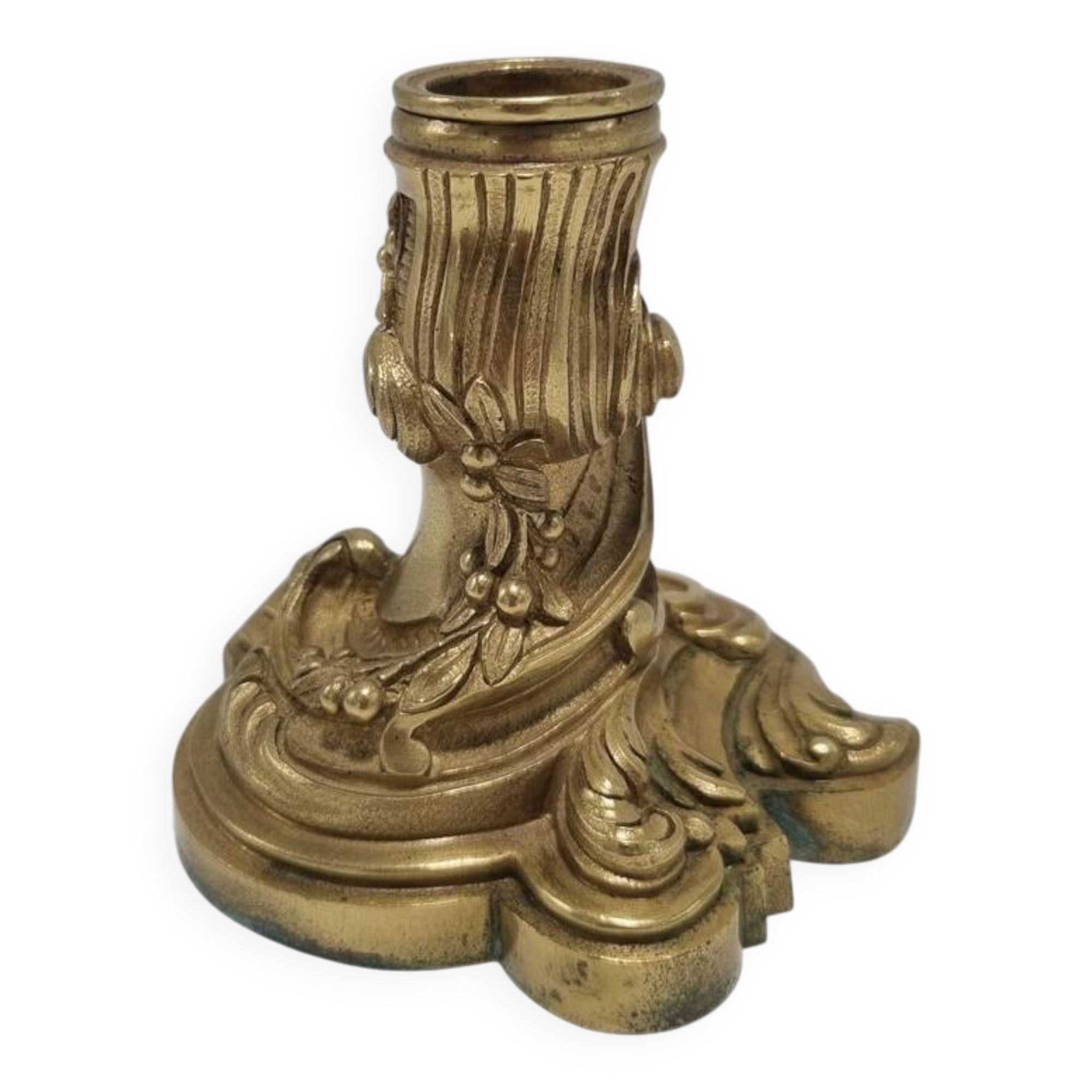 Bronze candle holder