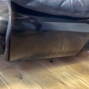Marsala leather sofa Ligne Roset by Michel Ducaroy
